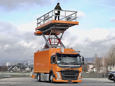 Hubarbeitsbühnen für Fahrzeuge